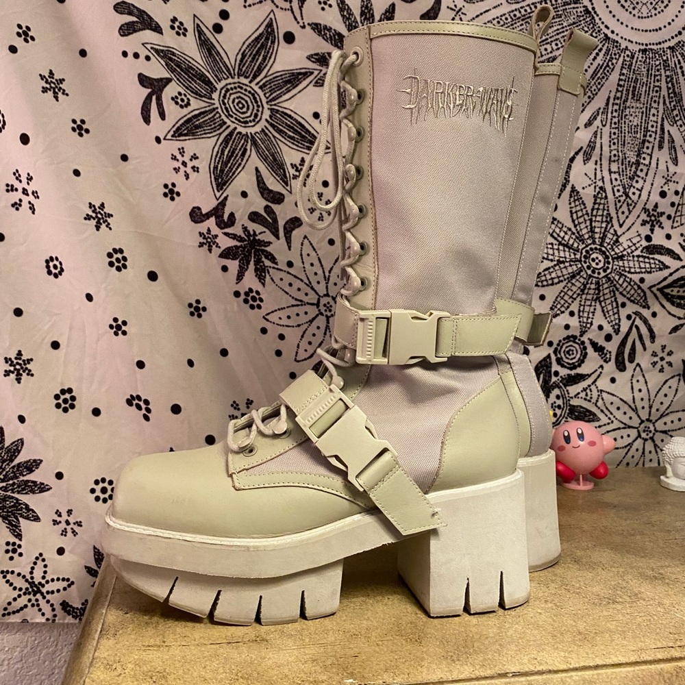 Darker Wavs Dolls Kill Platform Boots